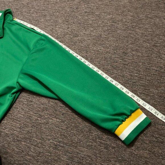 Hardwood Classics BOSTON CELTICS Men's 3XL Green Full Zip Warm-Up Jacket - Picture 10 of 11